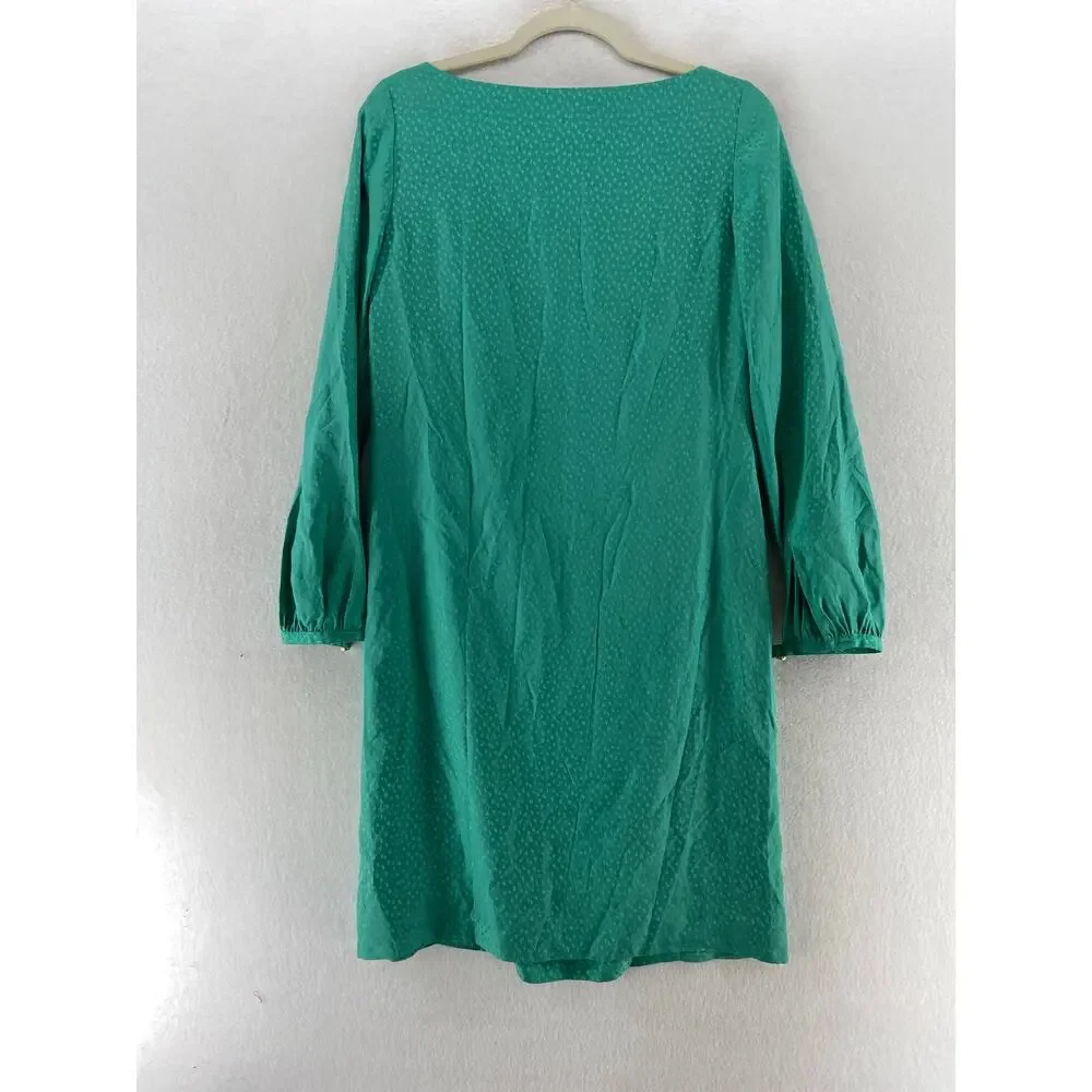 Tory Burch Kathy Silk Dress Size 2 Green‎